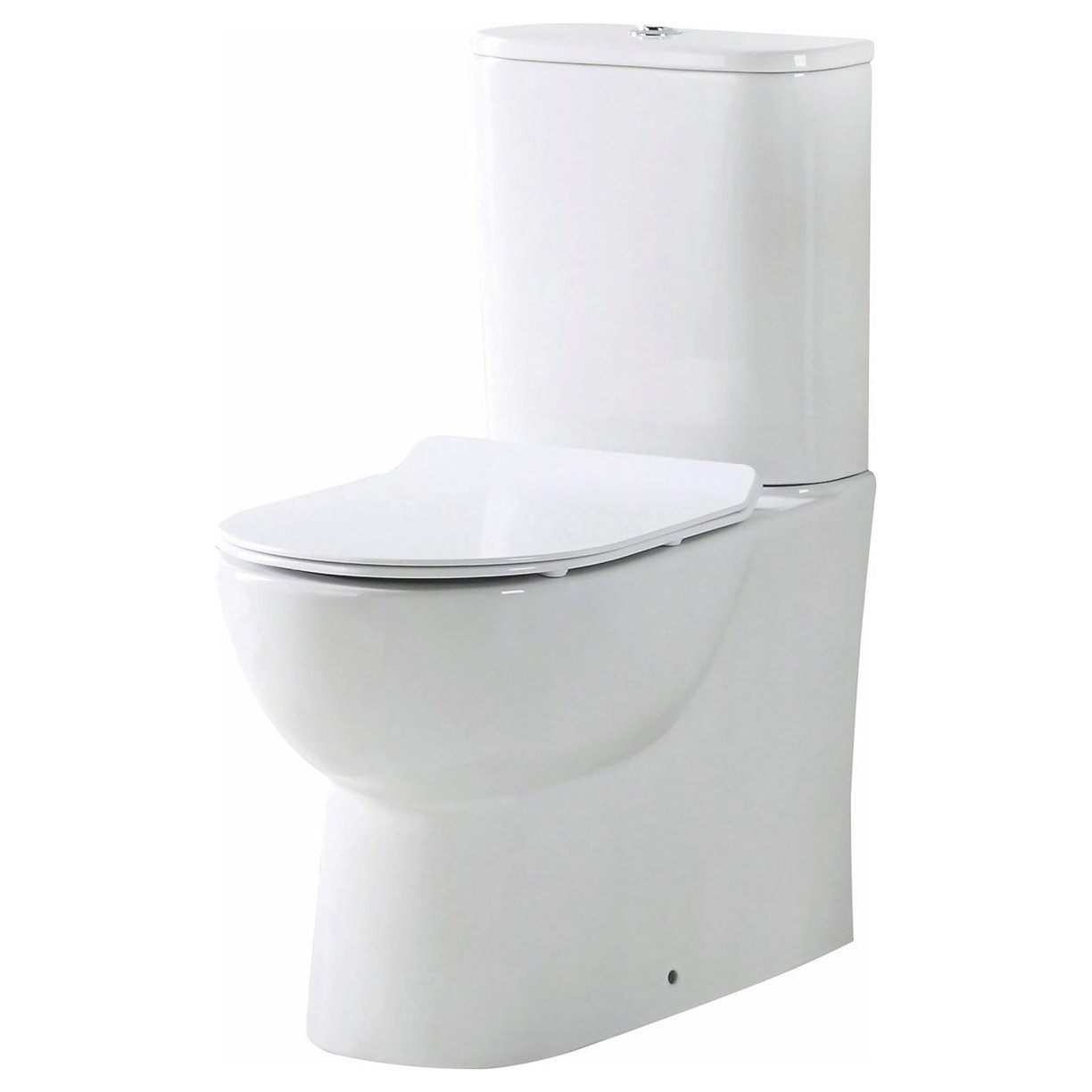 Belini Rimless Closed Back WC Pan, Cistern & Soft Close Seat