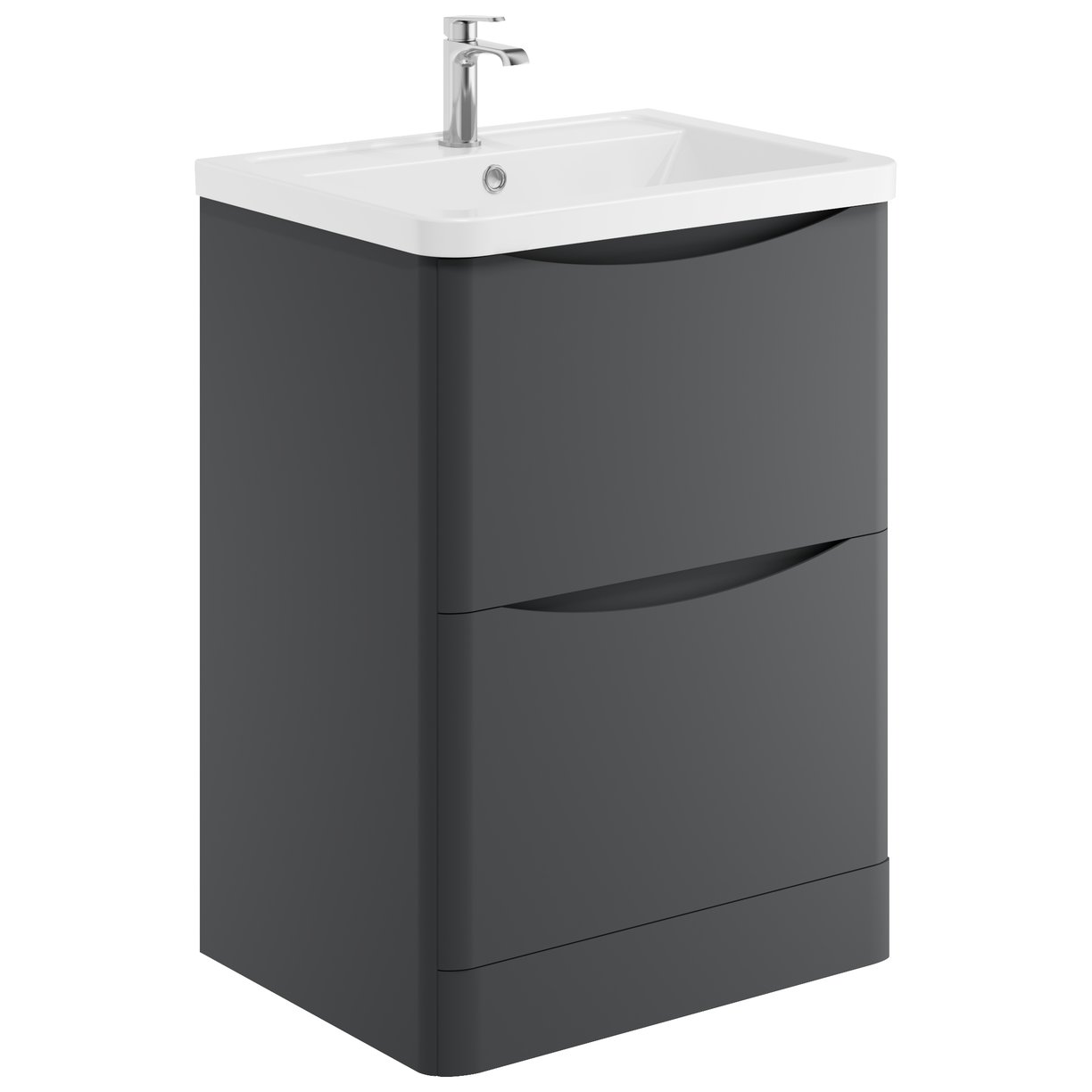 BELLA-600FLOORCAB-MATTGREY