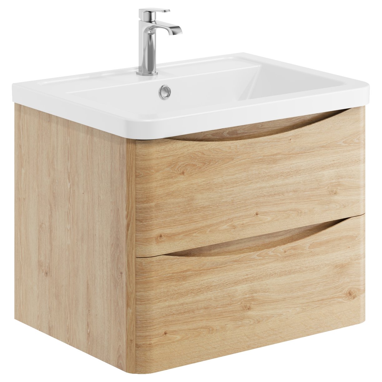 Bella 600 Wall Cab Davos Oak