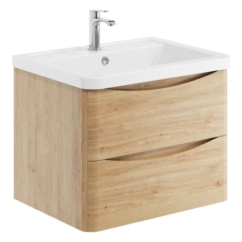 Bella 600 Wall Hung Vanity Unit & Basin