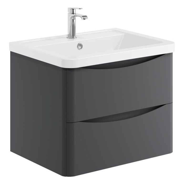 Bella 600 Wall Hung Vanity Unit & Basin