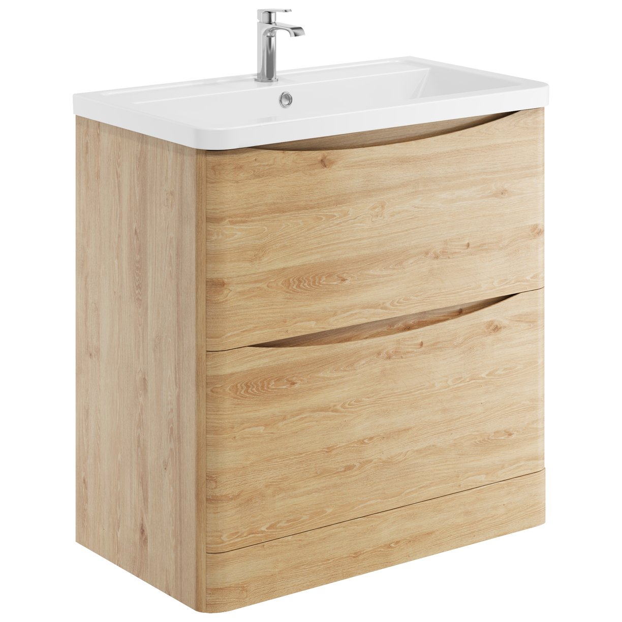 Bella 800 Floor Cab Davos Oak