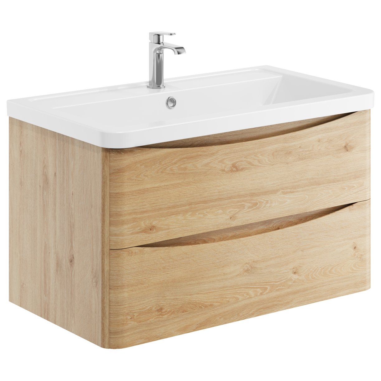 Bella 800 Wall Cab  Davos Oak