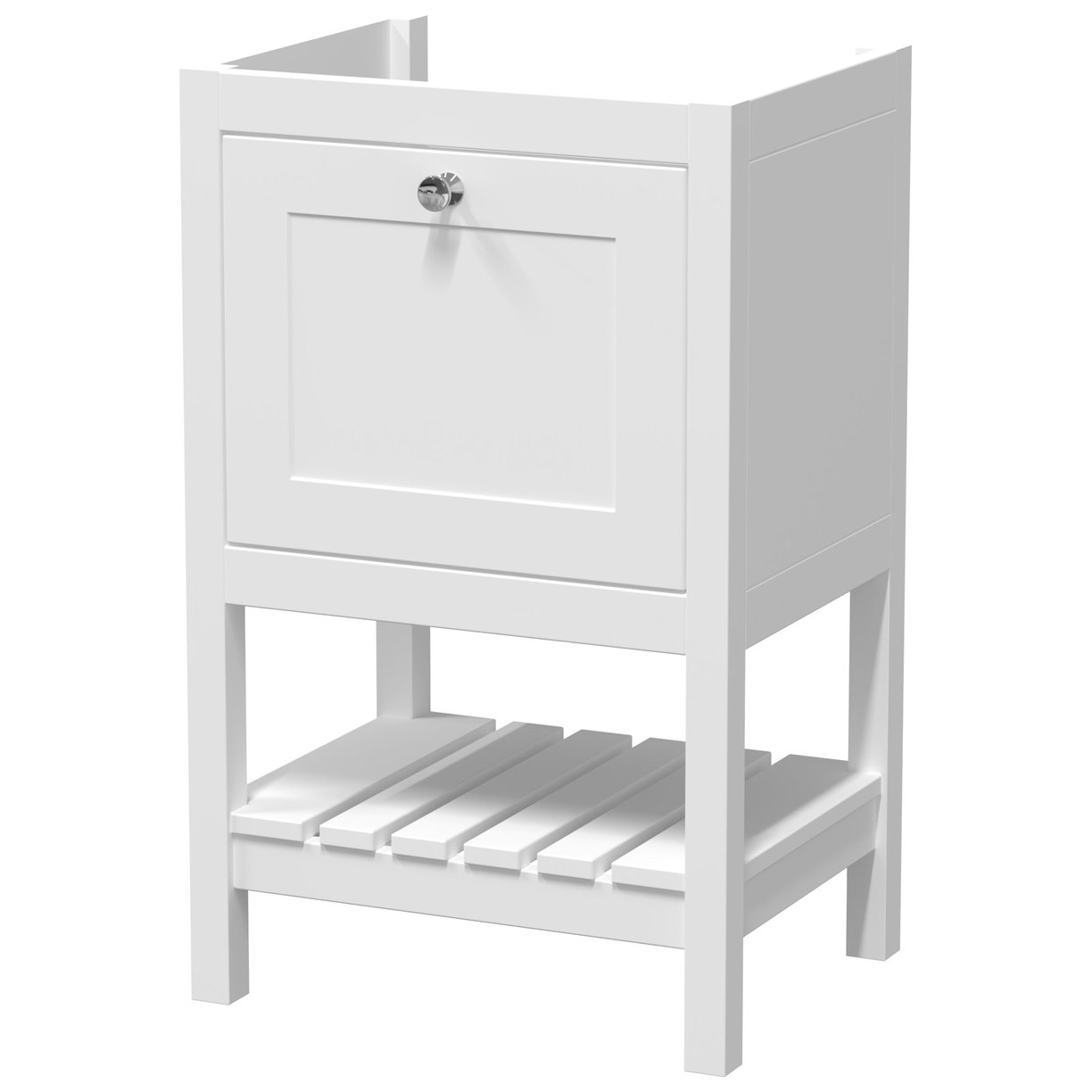 500 F/S Single Drawer Unit - Pure White