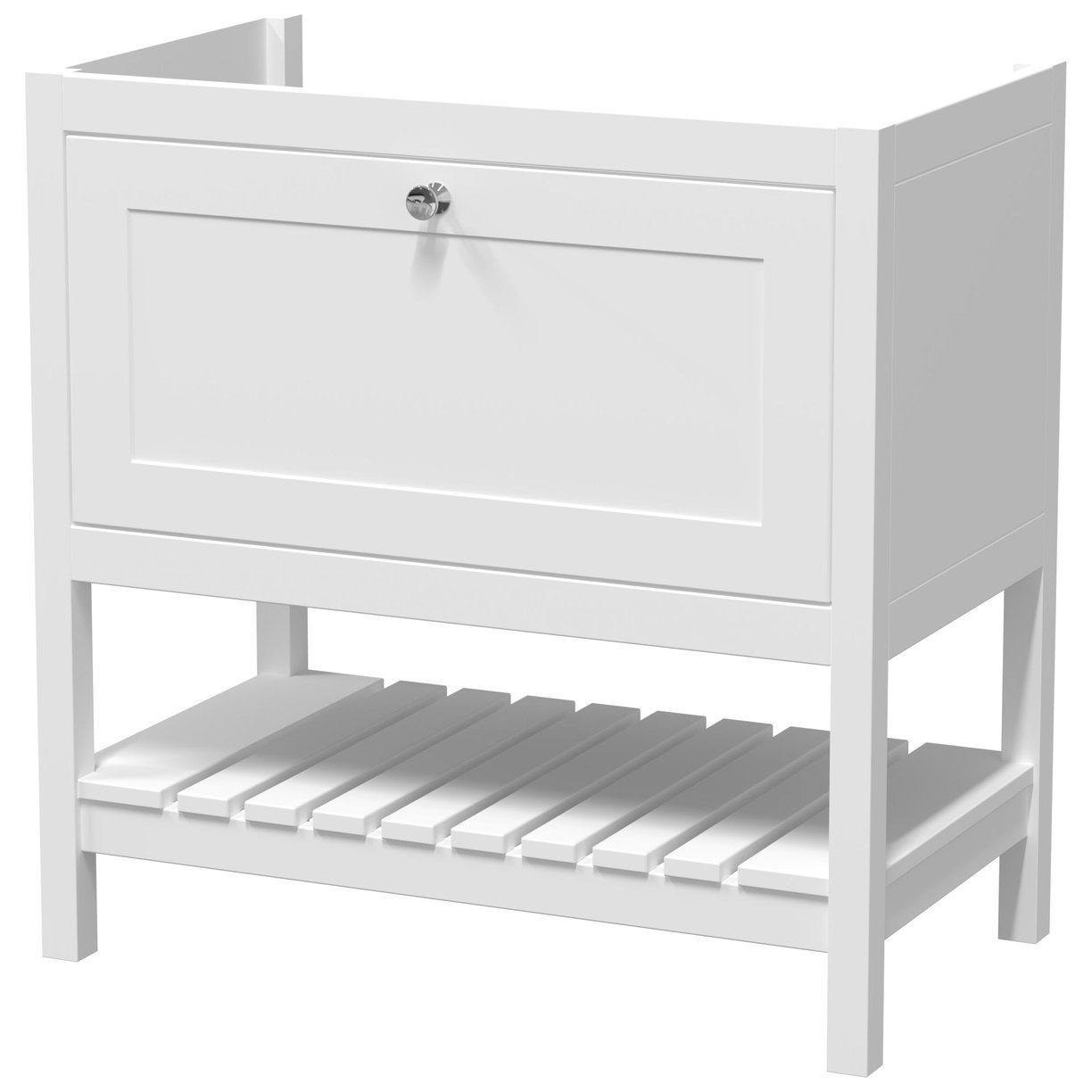 800 F/S Single Drawer Unit - Pure White