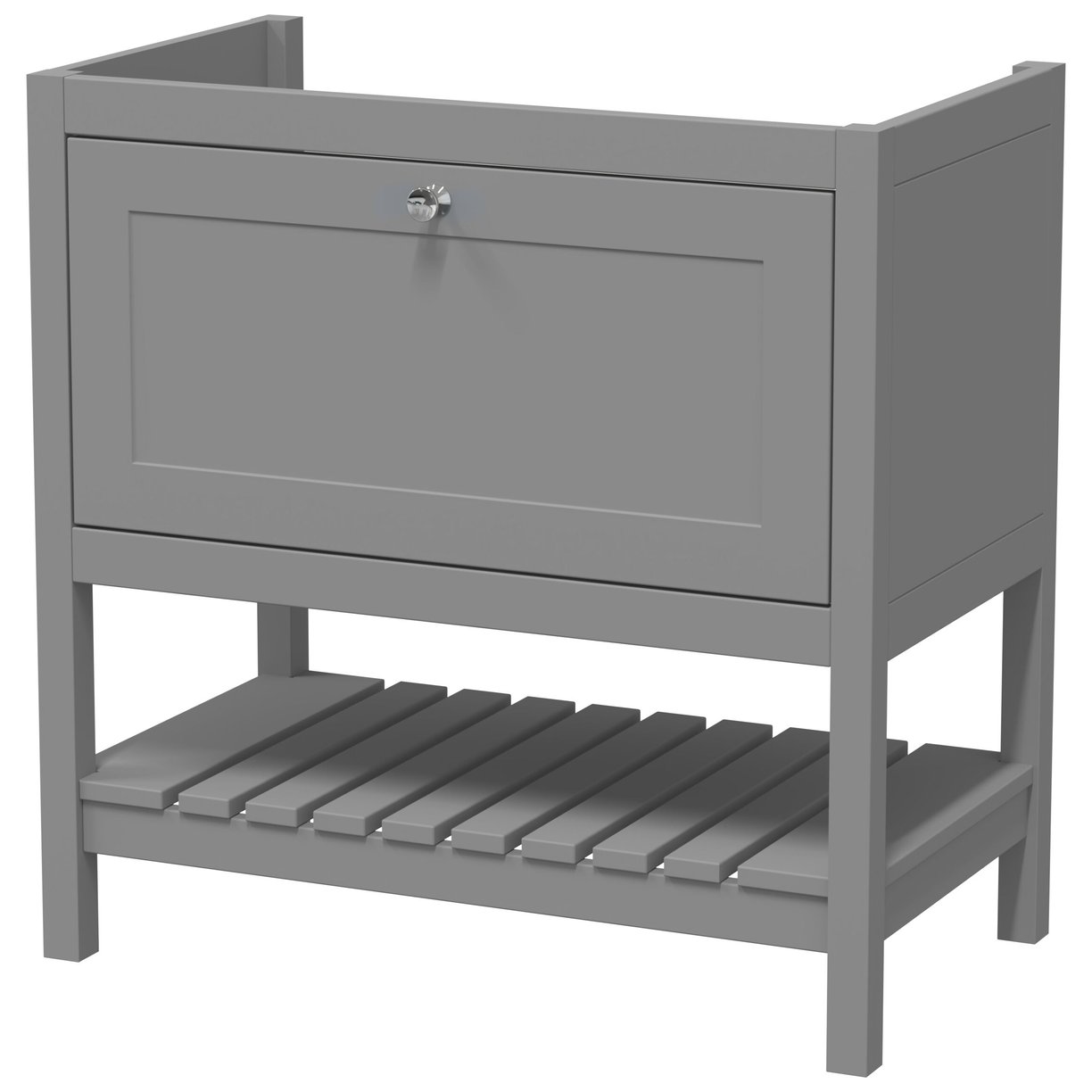 800 F/S Single Drawer Unit - Cool Grey