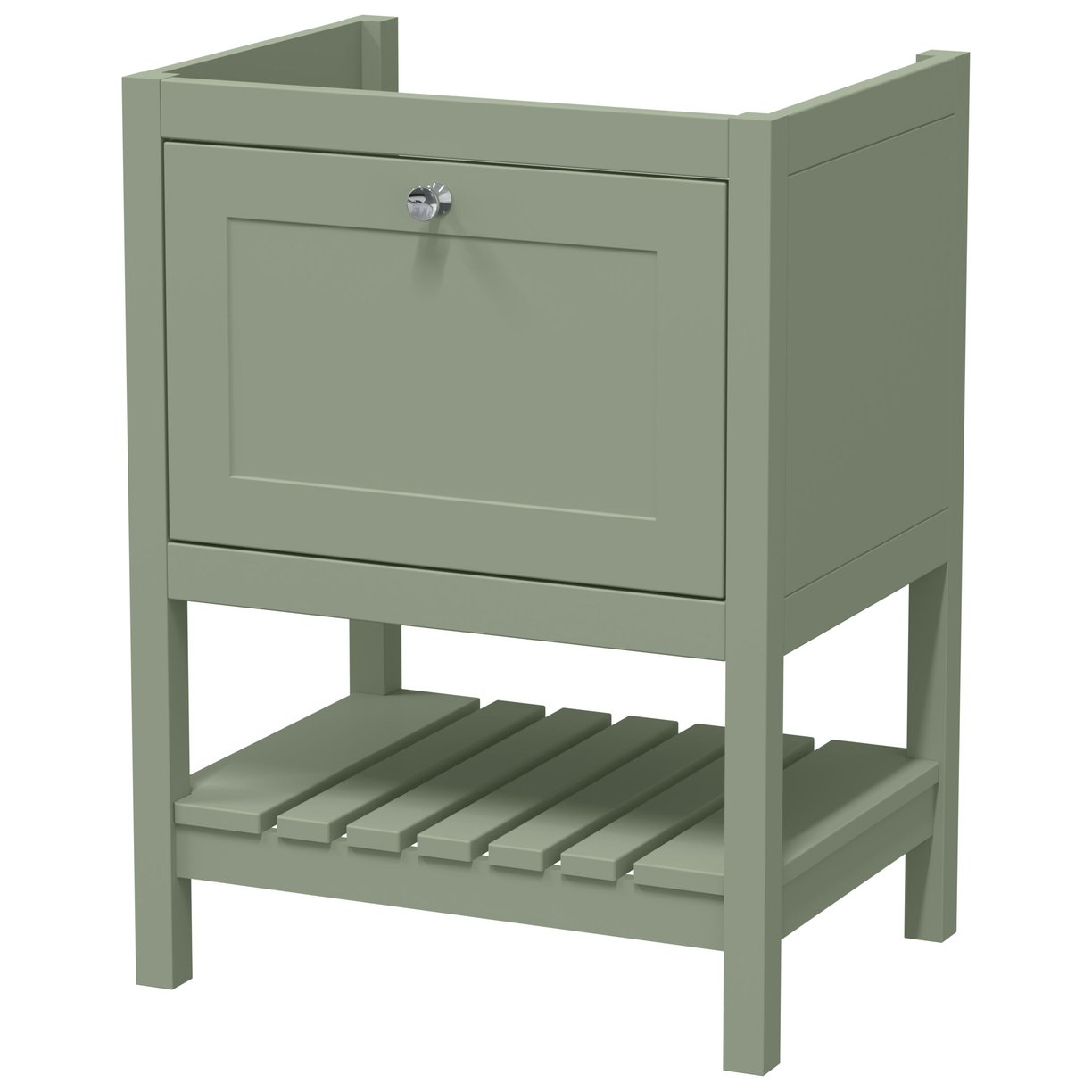 600 F/S Single Drawer Unit - Matt Green