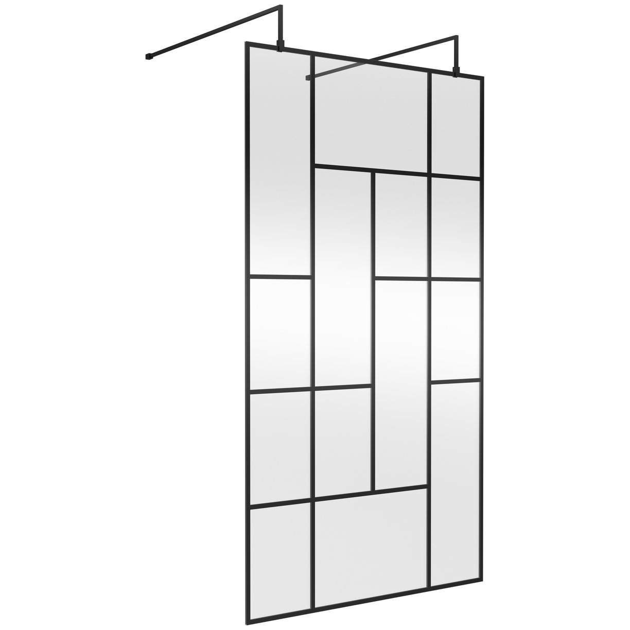 Abstract 1100 Screen With Arms And Feet - Matt Black