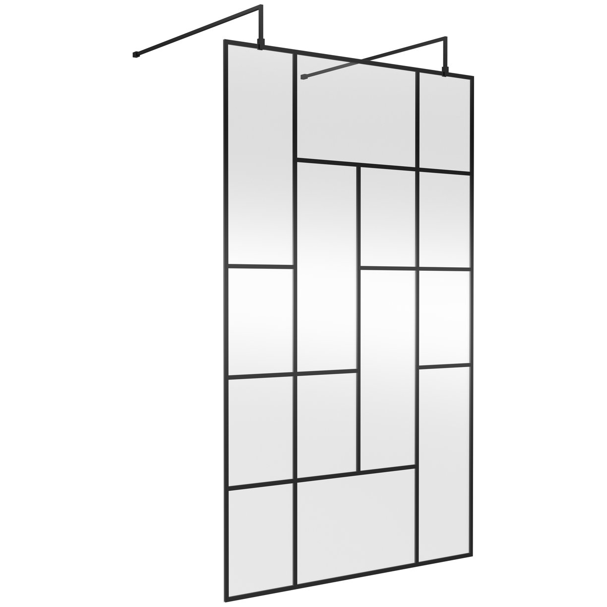 Abstract 1200 Screen With Arms And Feet - Matt Black