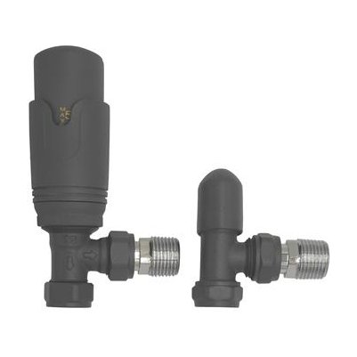 15mm Angled TRV Twin Pack (TRV & LS)- Anthracite