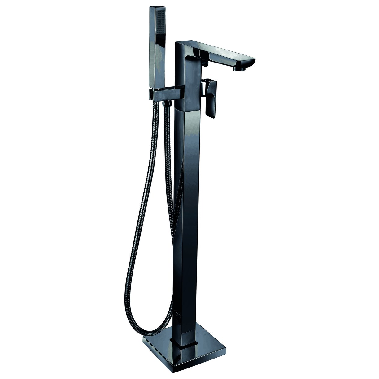 Muro Blk Freestanding bath shower mixer