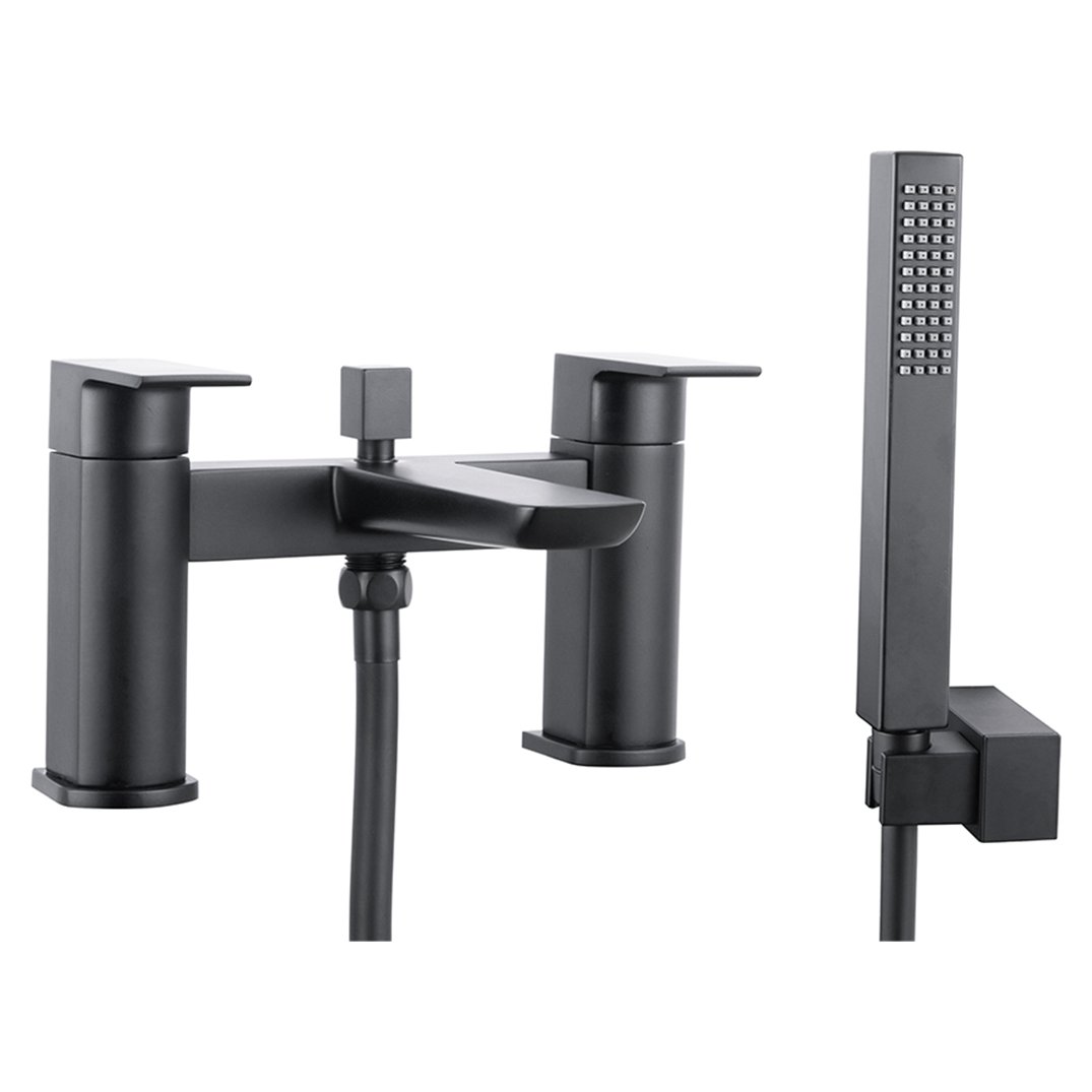 Muro Black Bath Shower Mixer