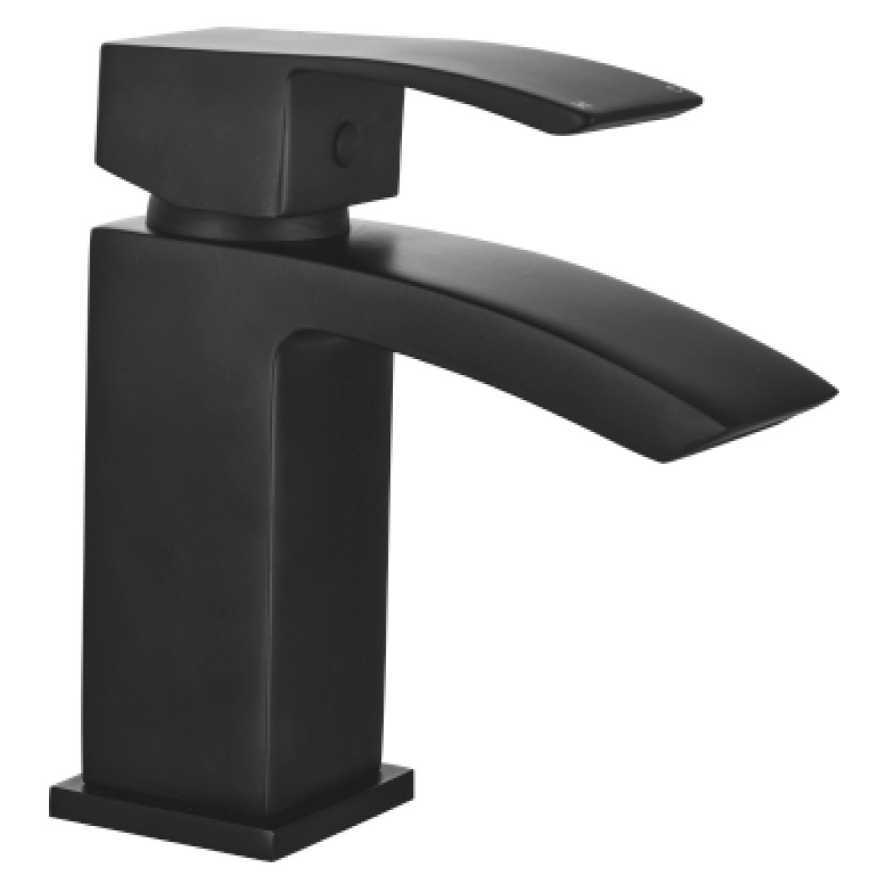 MOQ 5 Descent Black Mono Basin Mixer
