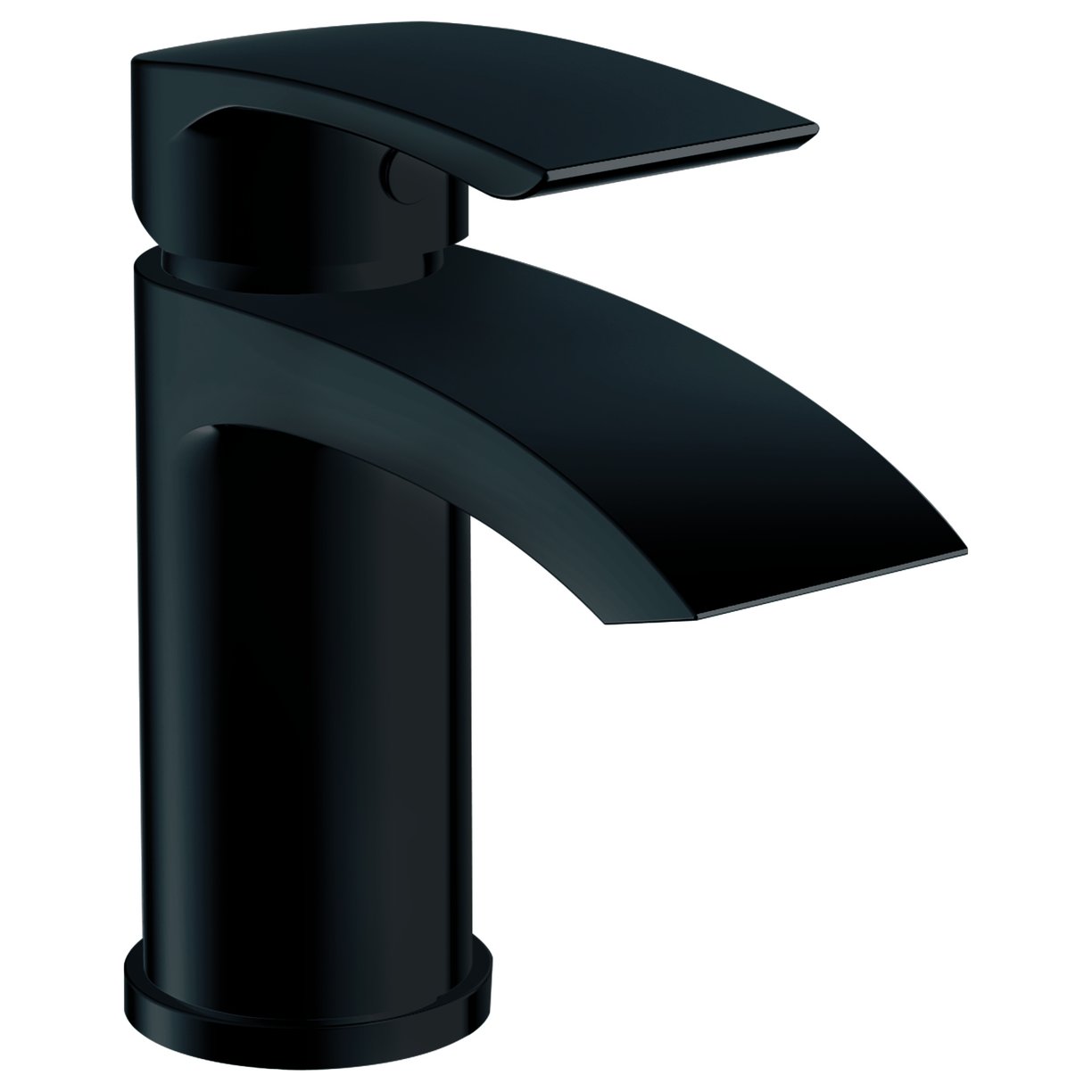 MOQ Belini Black Mono Basin Mixer