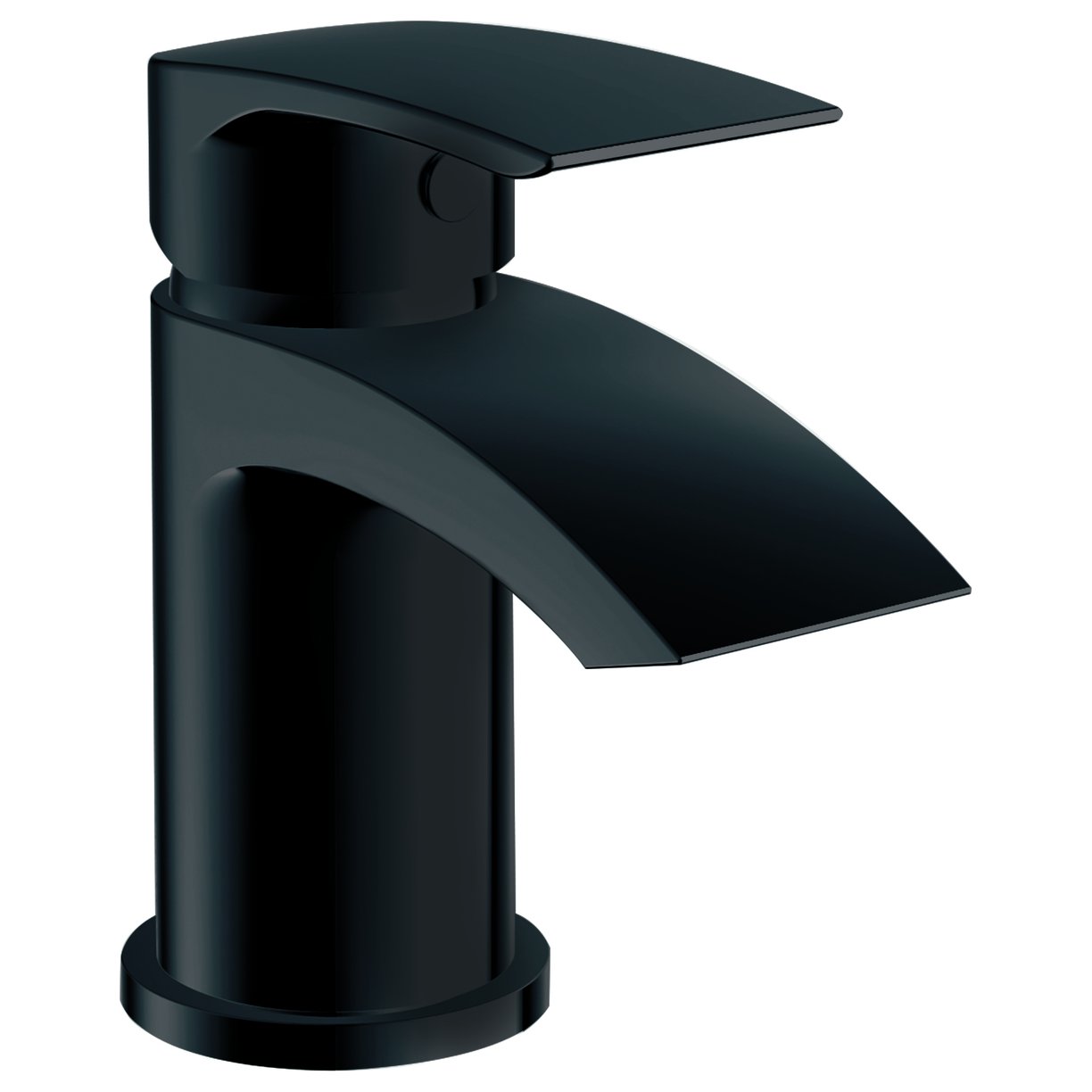 MOQ Belini Black Mini Mono Basin Mixer