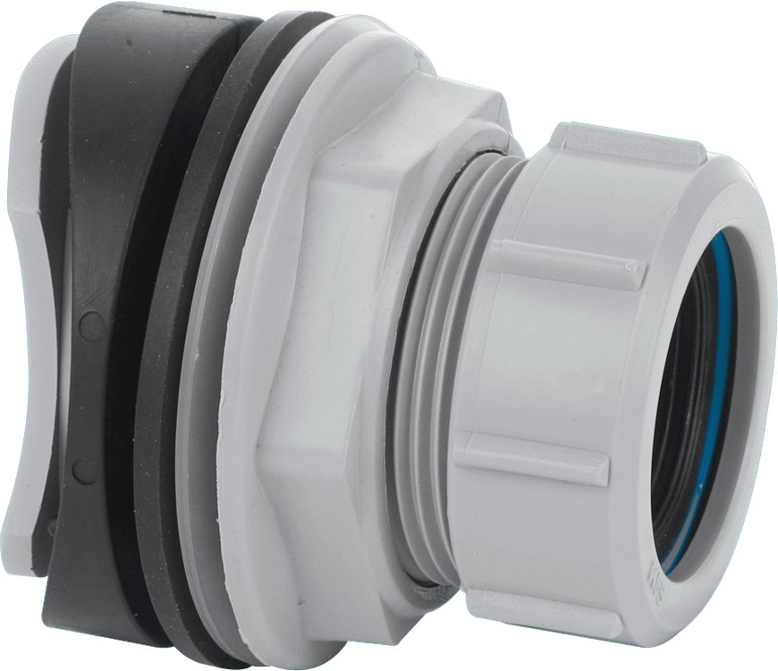 McAlpine BOSSCONN1.25GR S&RW x 1.1/4" grey