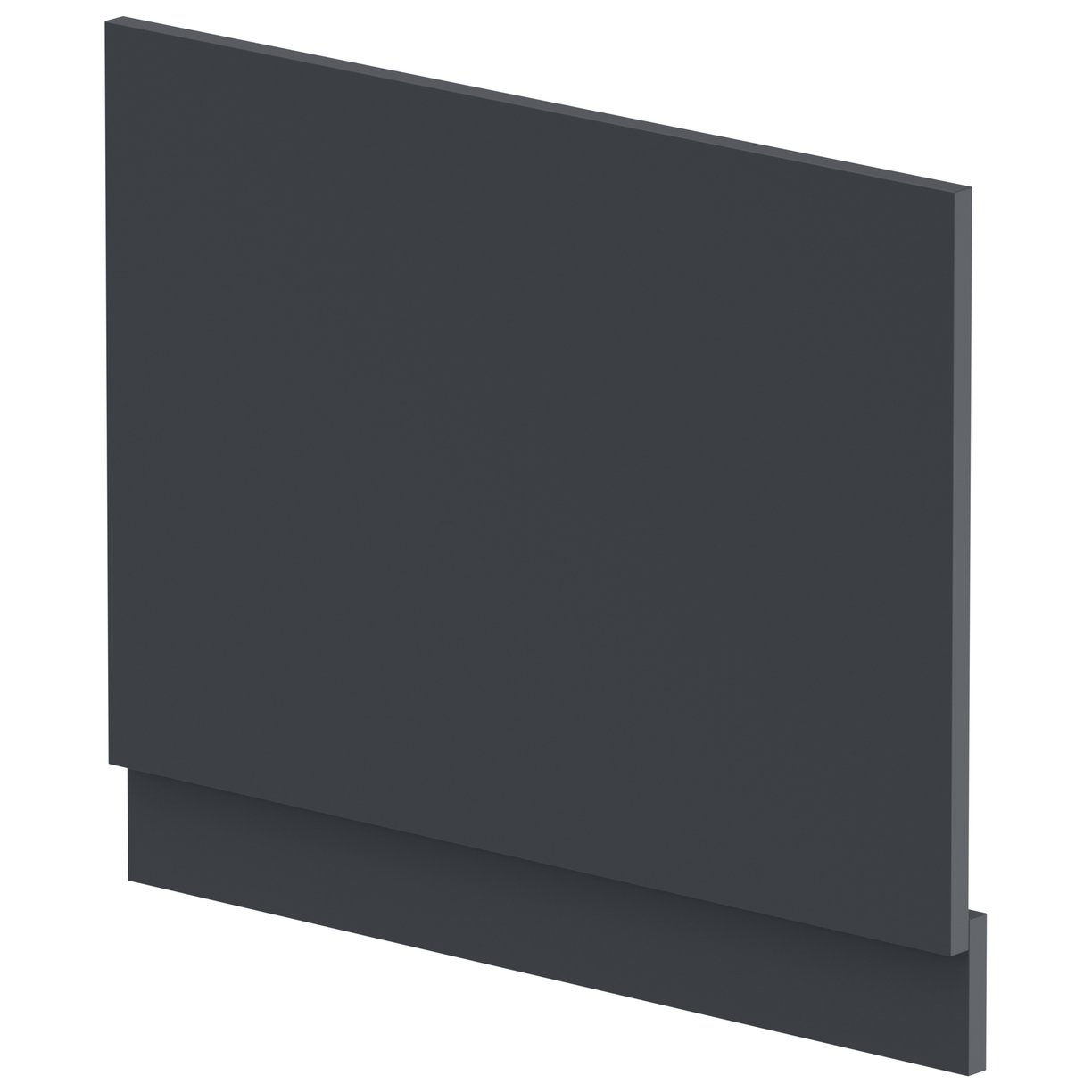 700mm Bath End Panel - Satin Soft Black