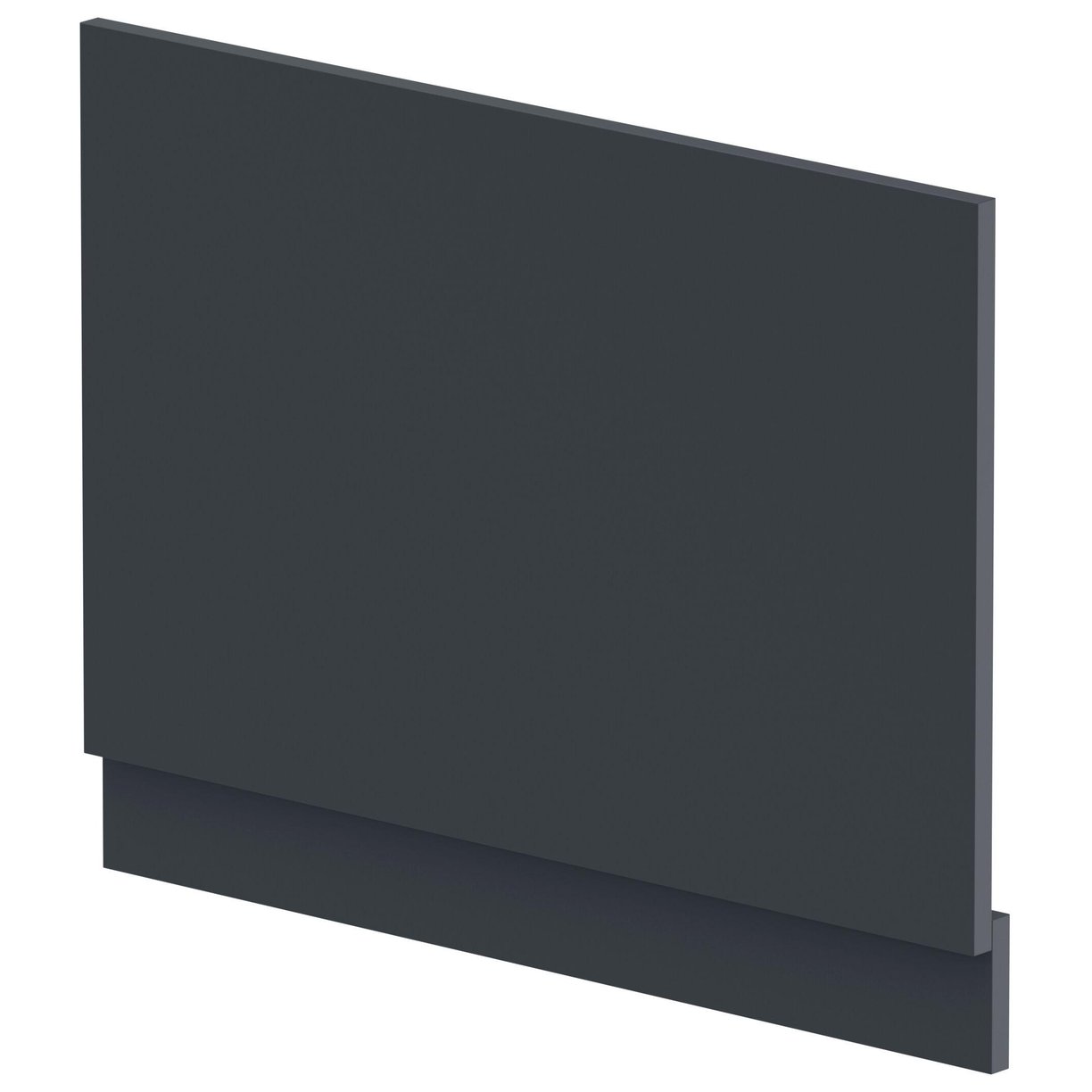 750mm Bath End Panel - Satin Soft Black