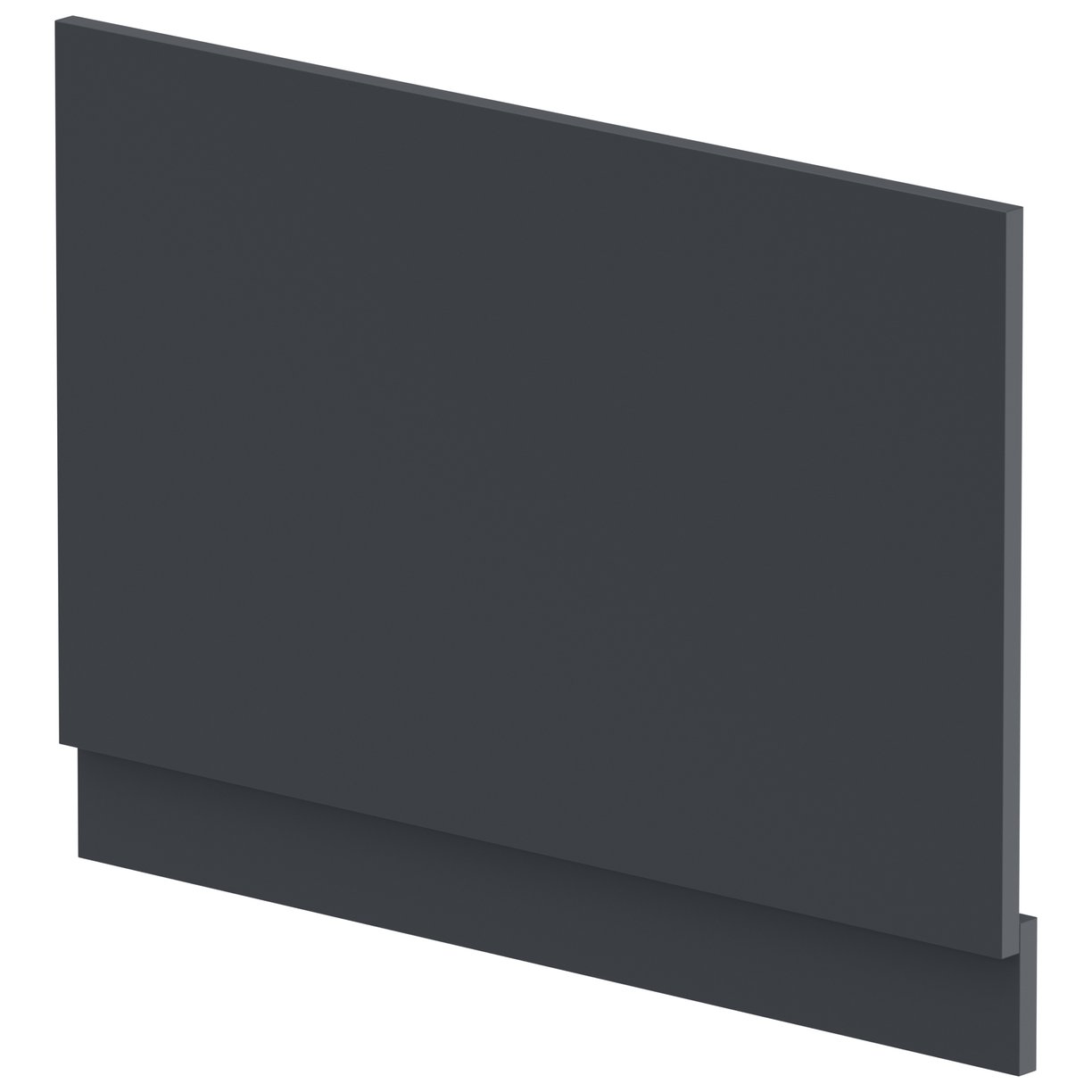 800mm Bath End Panel - Satin Soft Black