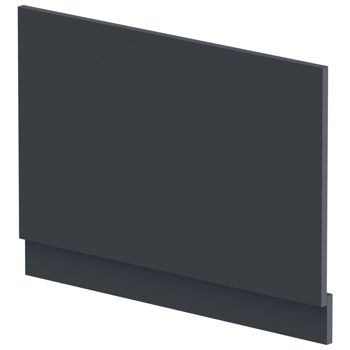 800mm Bath End Panel - Satin Soft Black