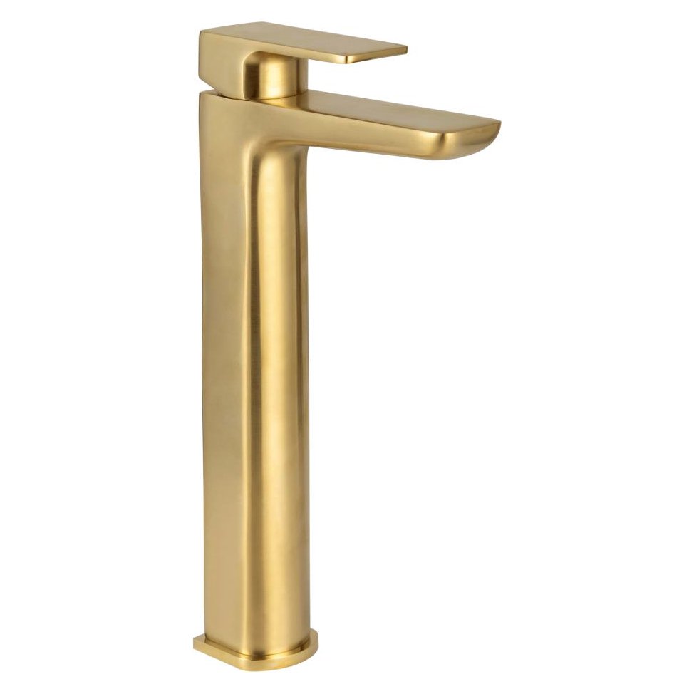 MOQ Muro High Riser Basin Mono Brushed Brass