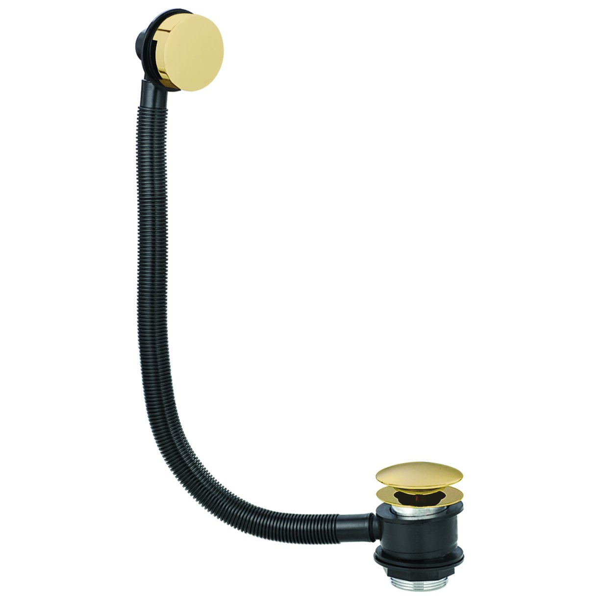 Brushed Brass Bath Waste