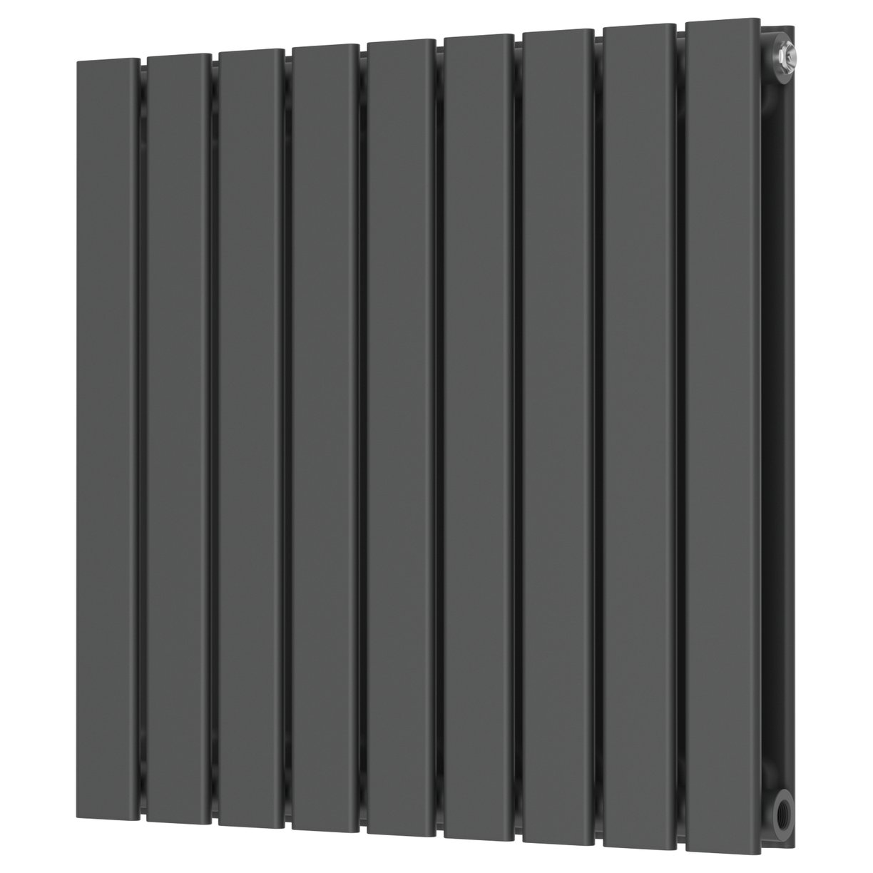 Bravo Designer Radiator Double 600mm x 614mm Anthracite