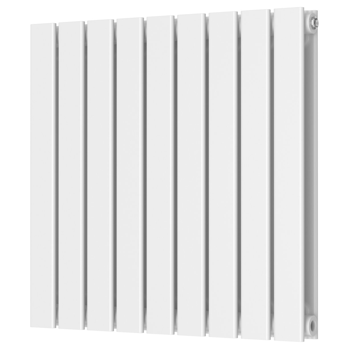 Bravo Designer Radiator Double 600mm x 614mm White