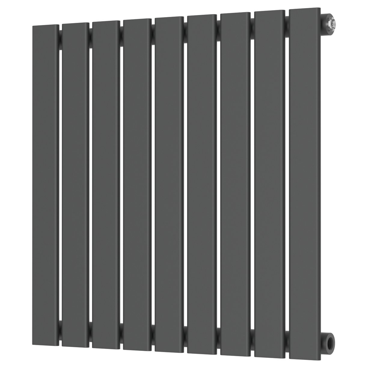 Bravo Designer Radiator Single 600mm x 614mm Anthracite