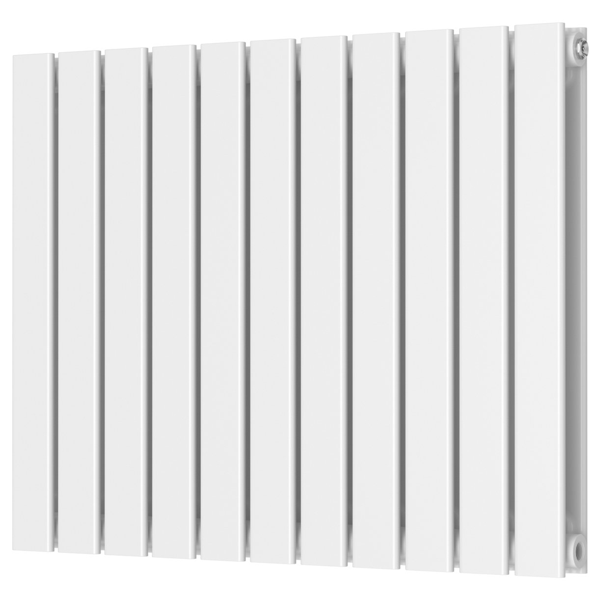Bravo Designer Radiator Double 600mm x 750mm White