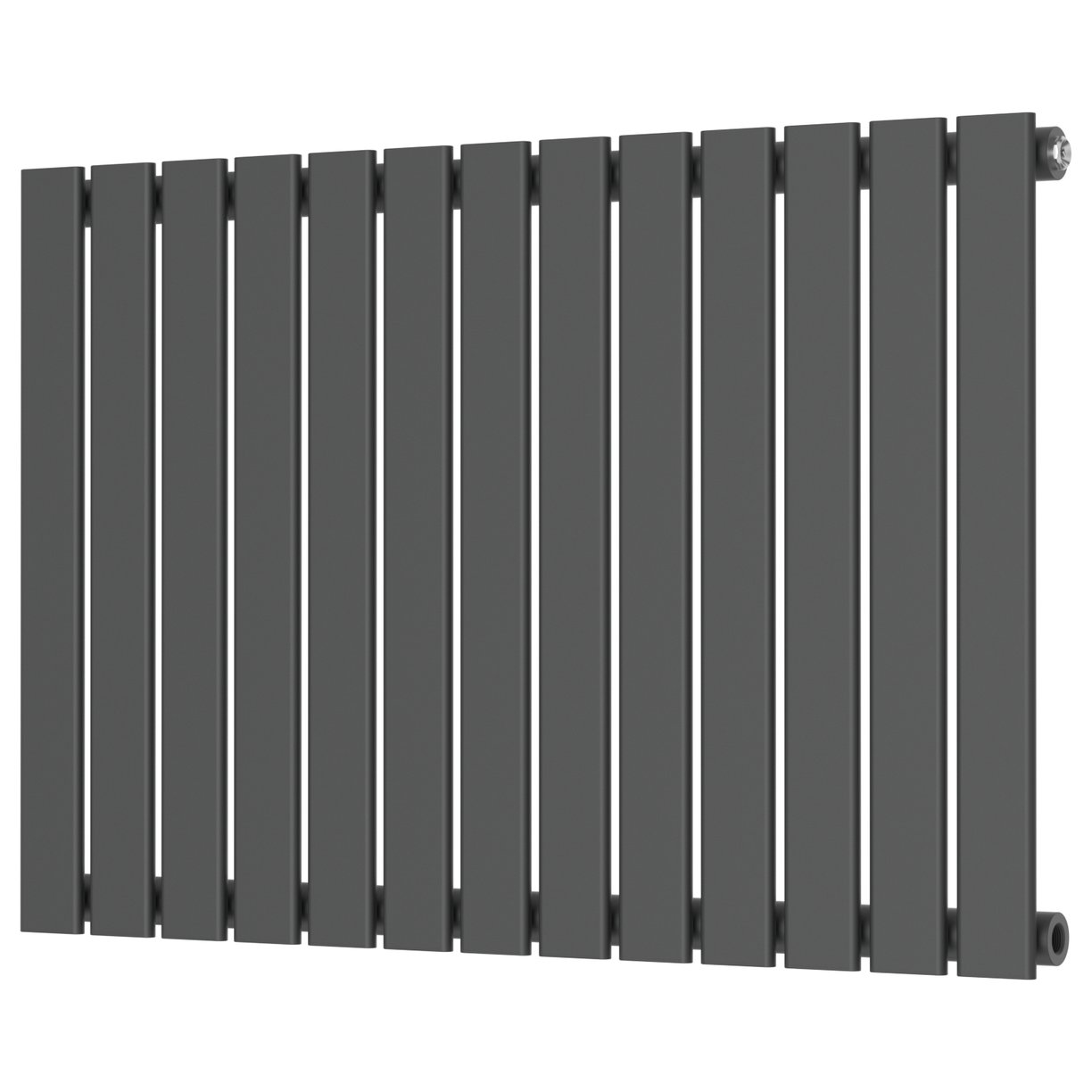 Bravo Designer Radiator Single 600mm x 886mm Anthracite