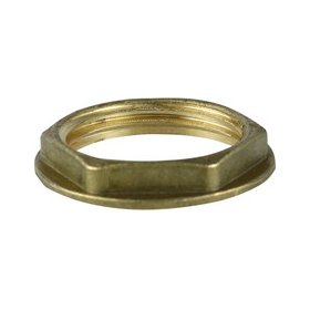 Brass 1 1/4" Flanged Backnut