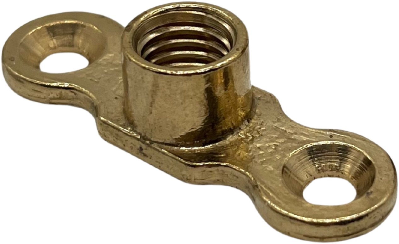 Cast Brass Backplate Female (Pack of 10 - Sold In Singles)