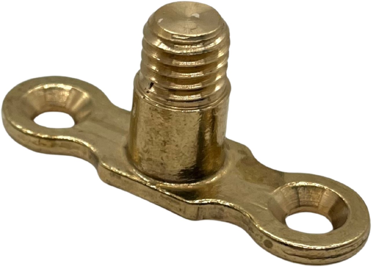 Cast Brass Backplate Male (Pack of 10 - Sold In Singles)