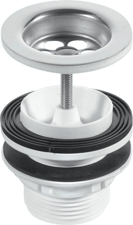 McAlpine SS basin waste +c+s 1.1/4" BSW11PC