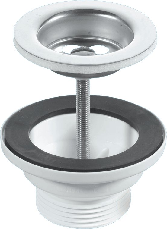 McAlpine SS basin waste +c+s 1.1/4" BSW1PC