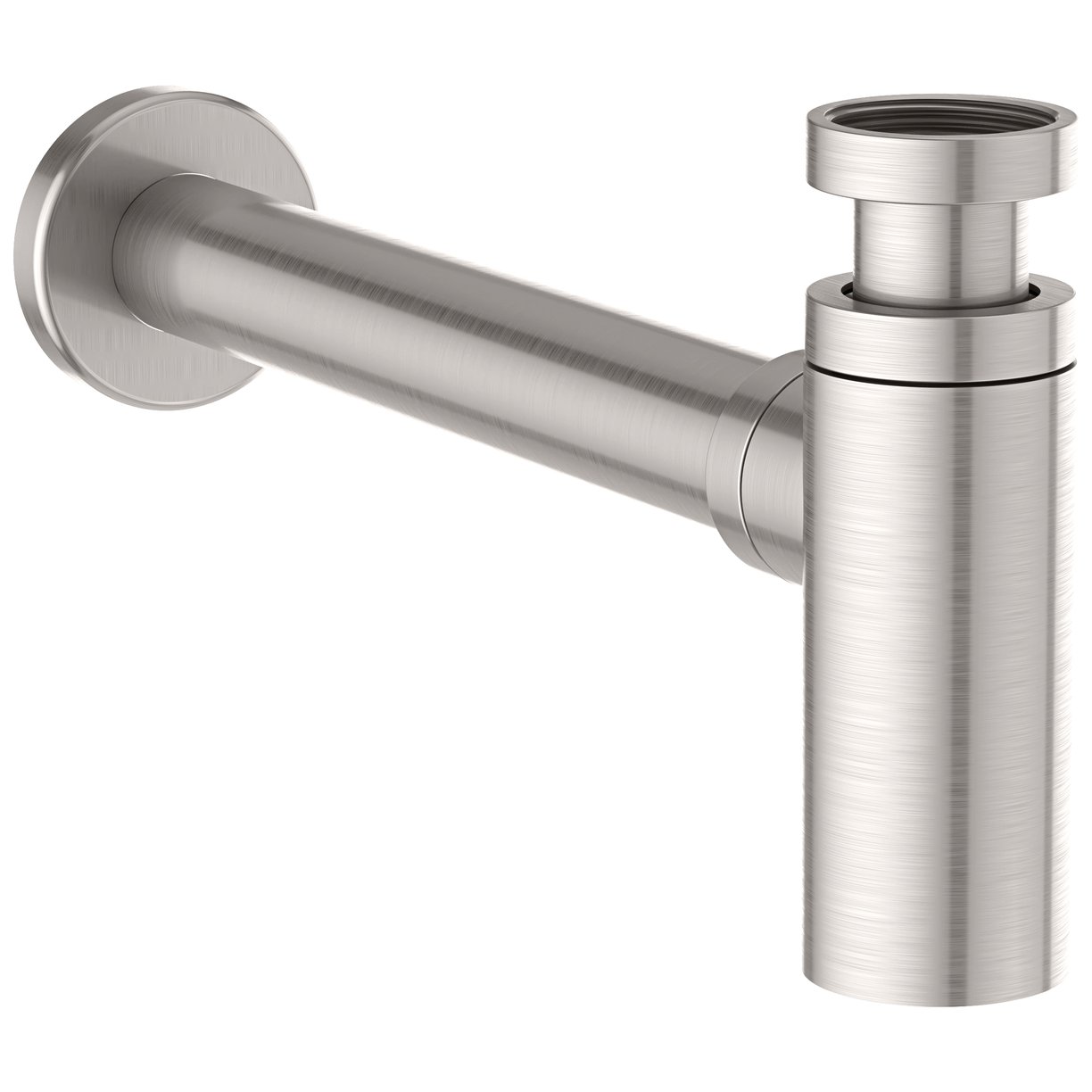 Minimalist Bottle Trap Brushed Nickel