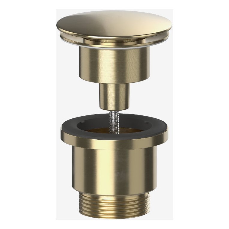 Universal Basin Waste Brushed Brass