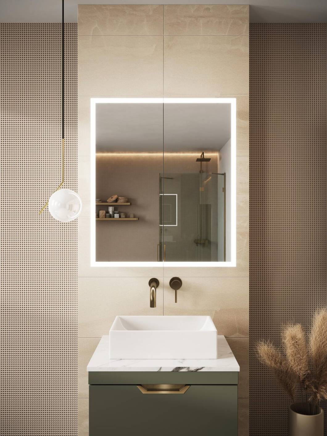 Bluetooth Cabinet 600x700 Double Door