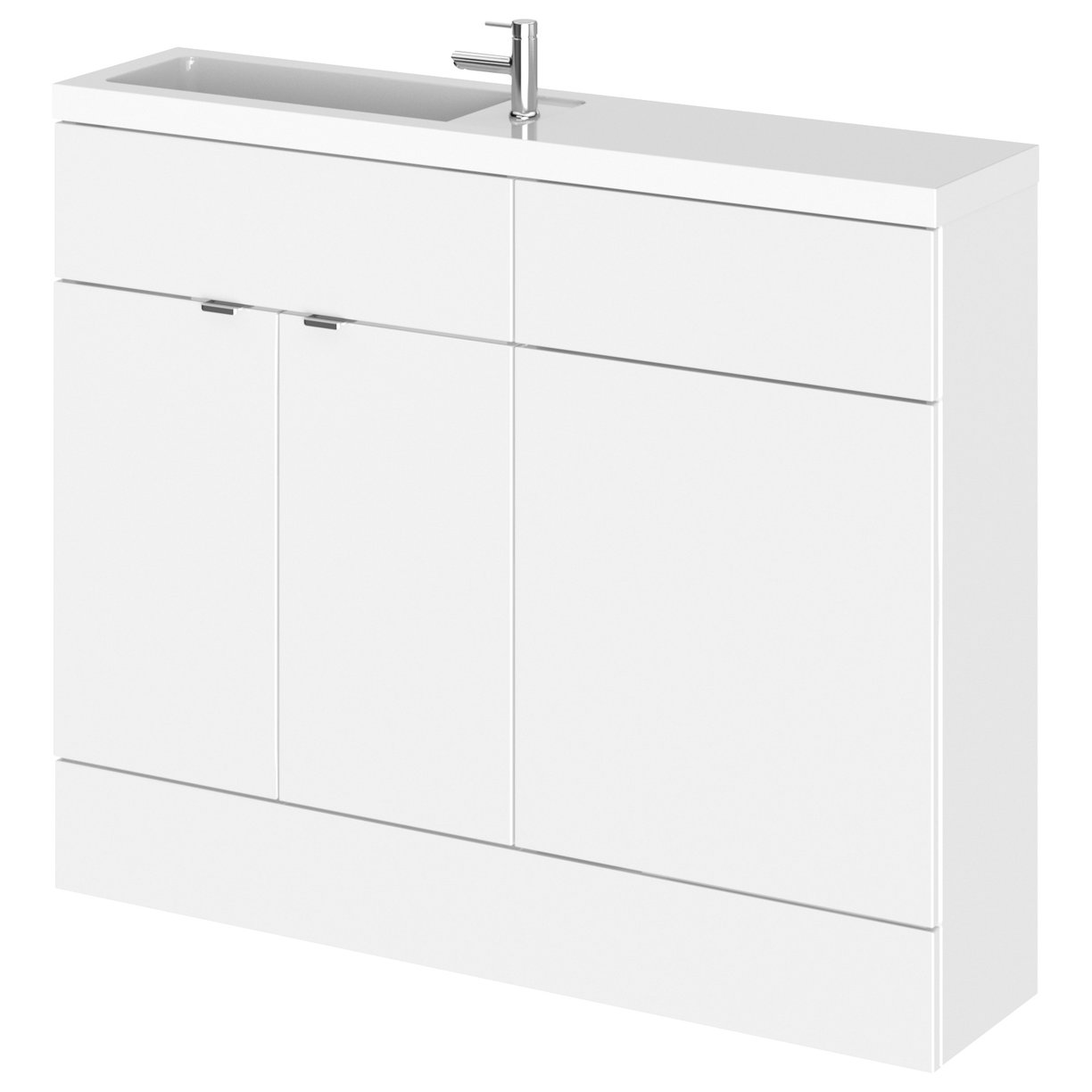 1100Mm Combination - Compact - Gloss White