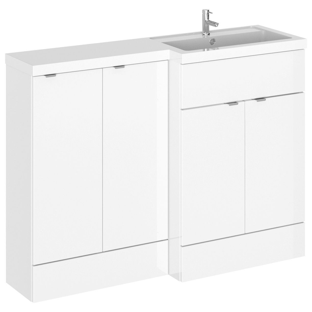 1200Mm Combination - Fd Option 2 - Rh - Gloss White