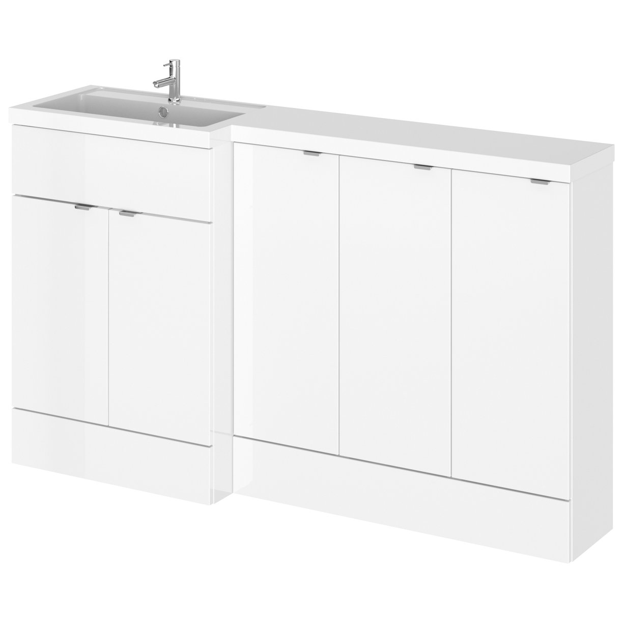 1500Mm Combination - Fd Option 3 - Lh - Gloss White