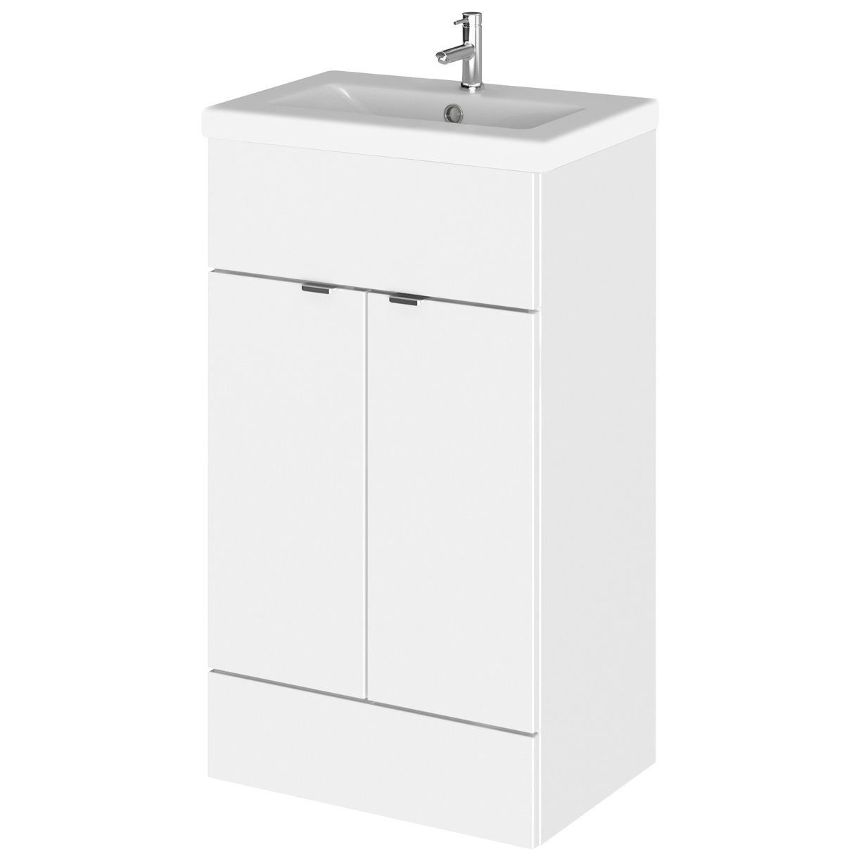 500Mm Fd Vanity Unit & Basin - Gloss White