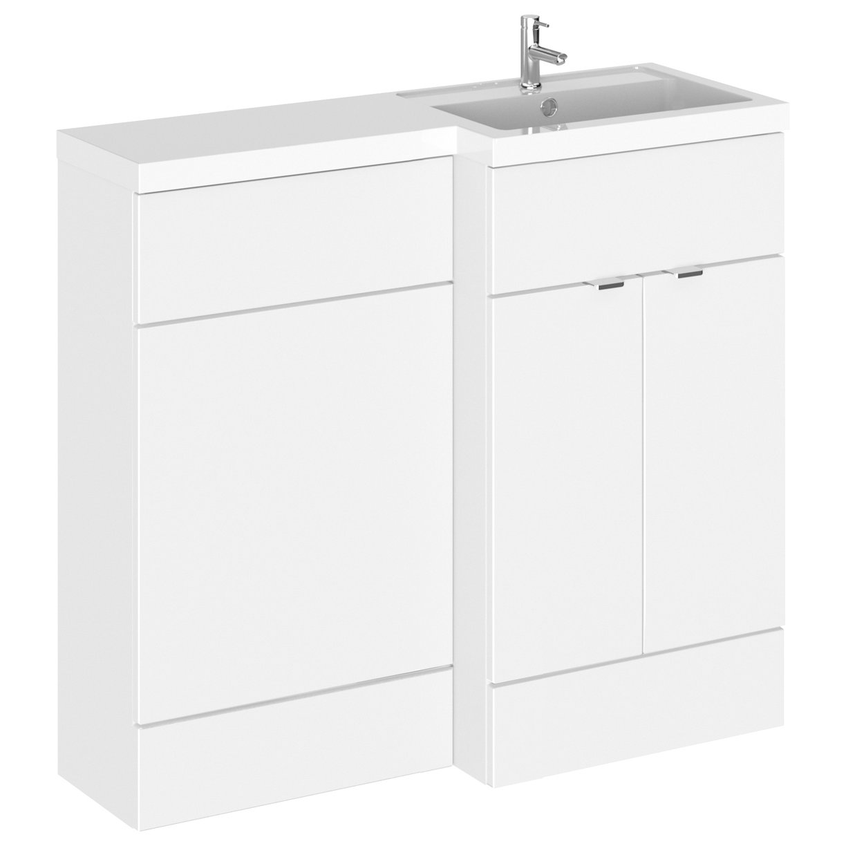 1000Mm Combination - Fd - Rh - Gloss White