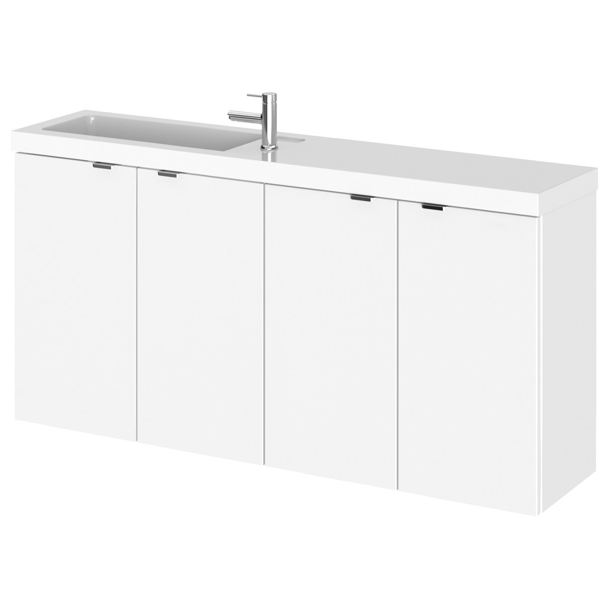 1000Mm Combination Vanity Compact - Gloss White