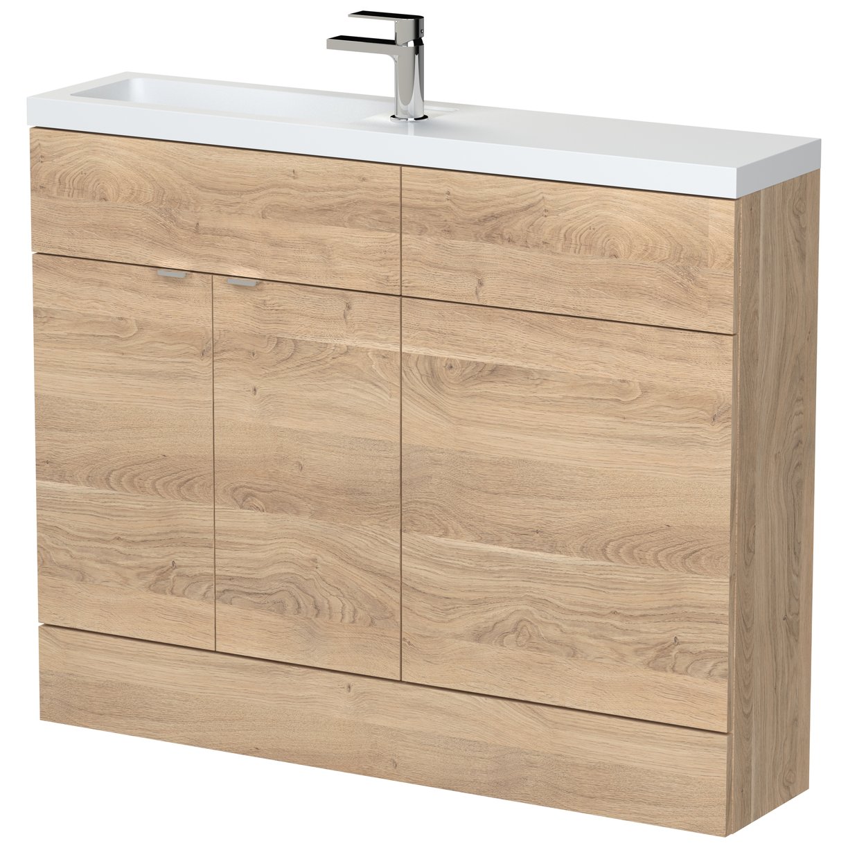 1100Mm Combination - Compact - Bleached Oak