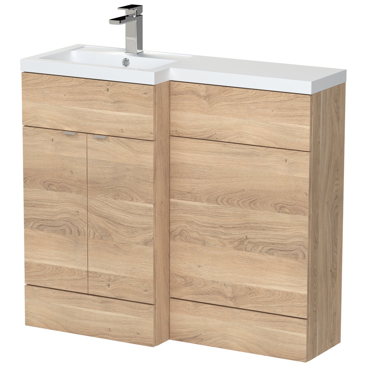 1000Mm Combination - Fd - Lh - Bleached Oak