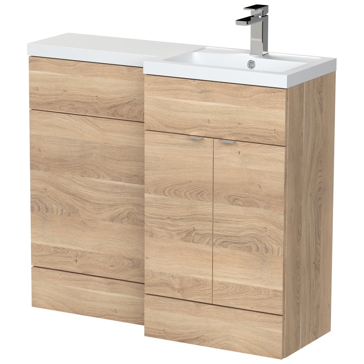 1000Mm Combination - Fd - Rh - Bleached Oak