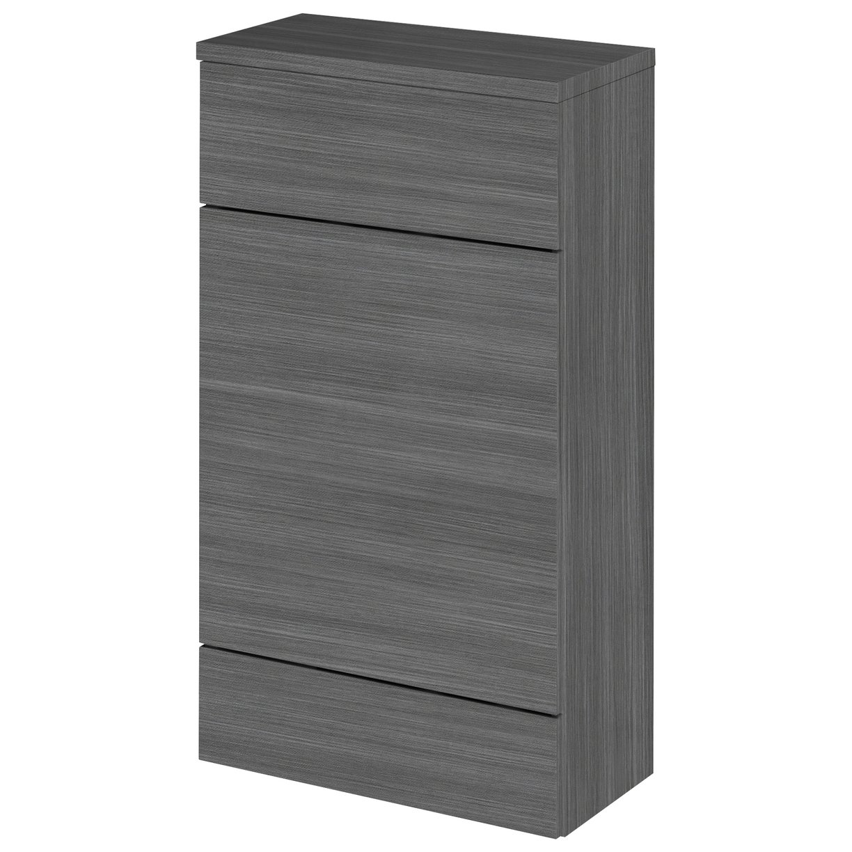 500 Wc Unit (255Mm Deep)       - Grey Woodgrain