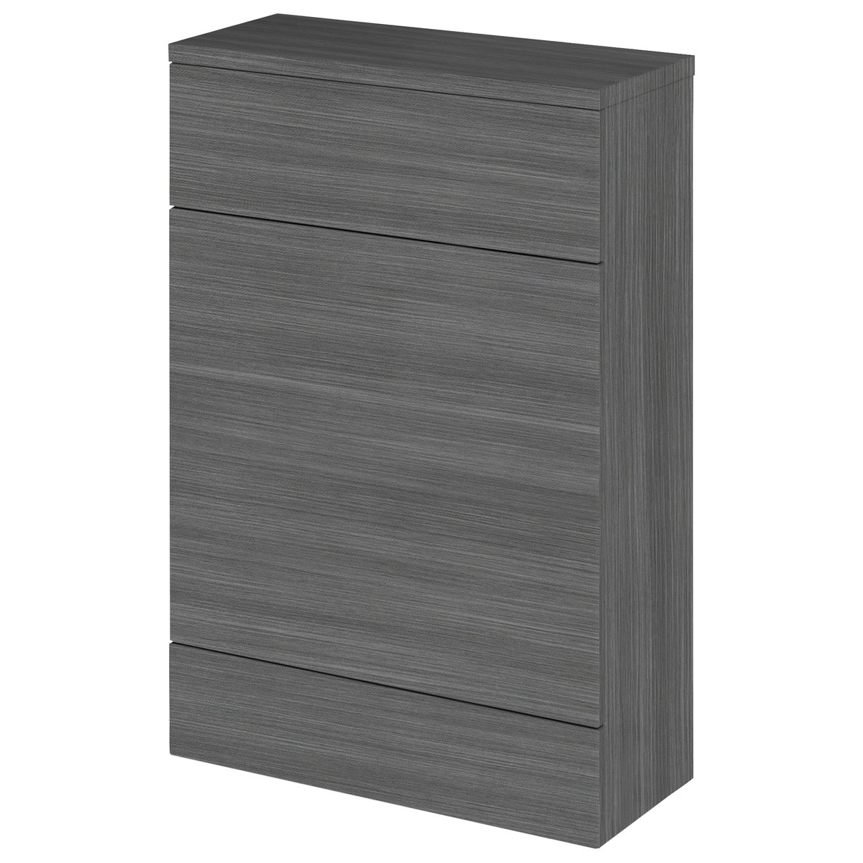 600 Wc Unit (255Mm Deep)       - Grey Woodgrain